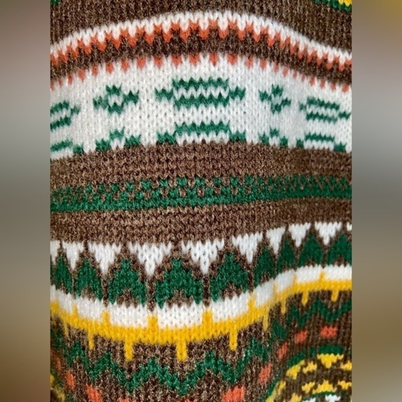 2/40$ Men’s Vintage Mountain Ridge 1/4 zip knit sweater size large - Picture 6 of 11